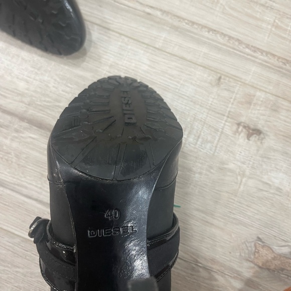 Diesel leather boots-Size 9 (40) - Picture 11 of 14